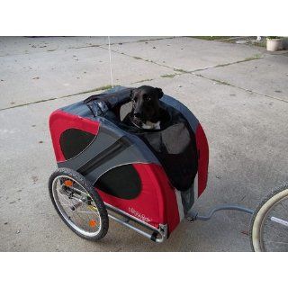 DoggyRide Novel Dog Bike Trailer, Urban Red : Bicycle Pet Carriers : Pet Supplies