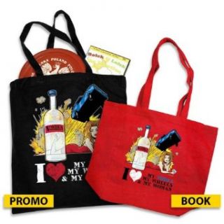 I Love My Vodka, Wheels & Woman   Tote Bag Red Promo: Shoulder Handbags: Shoes