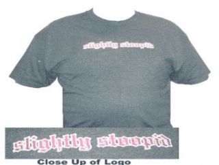 Slightly Stoopid Dark Grey T Shirt   Logo on Front (XX Large): Clothing