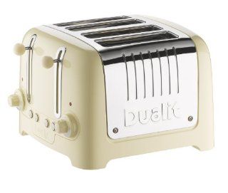 DUALIT 46222 4 Scheiben Lite Toaster gloss, crme: Küche & Haushalt