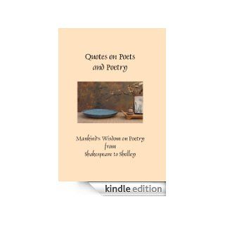 Quotes on Poets and Poetry (Greatest Quotes Series) (English Edition) eBook: Patty Crowe, Jonathan Crowe: Kindle Shop