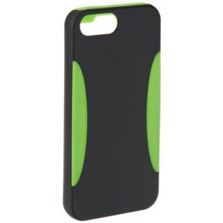 Basics PC/Silicon Case for iPhone 5S & iPhone 5   Black / Lime Green: Cell Phones & Accessories