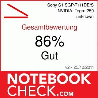 Sony 23,8 cm Tablet PC schwarz/silber: Computer & Zubehr