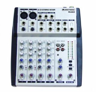 OMNITRONIC RS 602 Recording Mixer: Musikinstrumente