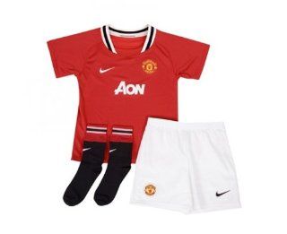 Original Manchester United Home Trikot Hose/Shorts Socken Set NIKE Gr.110 116: Sport & Freizeit