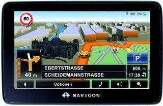 Navigon 7310 Navigationssystem (10,9 cm (4,3 Zoll) Display, Europa 40, TMC, Panorama View 3D, Sprachsteuerung): Navigation & Car HiFi