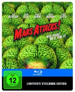 Mars Attacks! Steelbook exklusiv bei  Blu ray Limited Edition: DVD & Blu ray