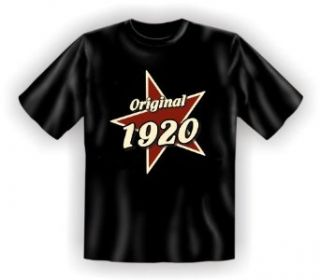 T Shirt als lustiges Geburtstagsgeschenk zum 94. Geburtstag fr Jahrgang 1920 Farbe: schwarz: Bekleidung