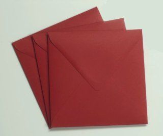 25 sehr schne Quadratische Briefumschlge Rosen Rot (120g) 130 x 130 mm 13 x 13 cm , einfach die gewnschte Menge eingeben!!!!!!: Bürobedarf & Schreibwaren
