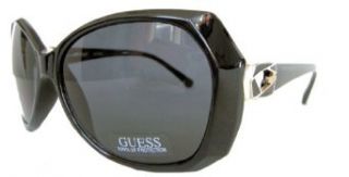 New GUESS Damen Sonnenbrille & GRATIS Fall GU 7079 BLK 3: Bekleidung