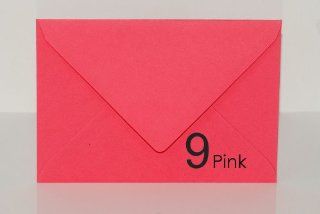 50 Stck hochwertige Briefumschlge C6 (114x162 mm) Farbe: 09 pink: Bürobedarf & Schreibwaren