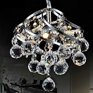 9W LED 26cm Kristall Pendelleuchte Kronleuchter Lampe fr Wohn Esszimmer: Beleuchtung
