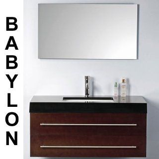 Badmbel Babylon walnuss Waschtisch Badmoebel Badezimmermbel: Küche & Haushalt