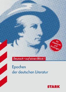 Training Deutsch Gymnasium / Epochen der deutschen Literatur: Deutsch   auf einen Blick! fr Klausuren und Prfungen: Markus Hille: Bücher
