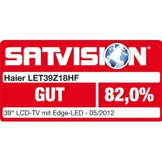 Haier LET39Z18HF 99 cm (39 Zoll) LED Backlight Fernseher, EEK A (Full HD, 100Hz F2R, DVB T/C, CI+) brilliantschwarz: Heimkino, TV & Video