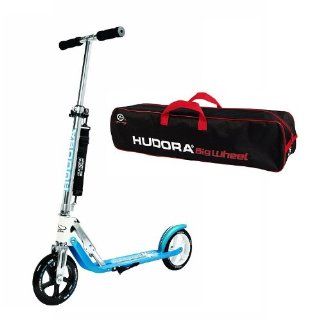 Hudora Scooter Roller Cityroller Big Wheel PC MC 205 TRKIS BLAU mit Scootertasche: Spielzeug