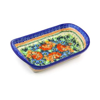 Polish Pottery 11 Rectangle Platter by Polmedia