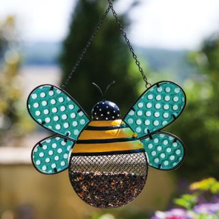 New Creative Dots and Blossoms Inspirational Bee Bird Feeder