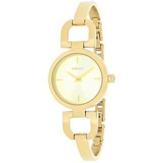 Dkny Womens NY8543 Gold Stainless Steel Quartz Watch with Gold Dial