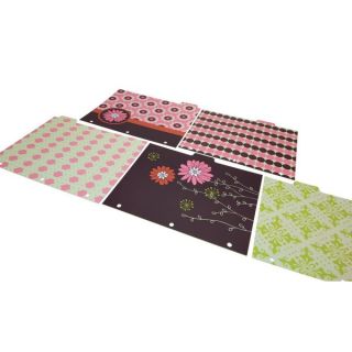 Wilson Jones W31505 Recycled Bliss Decorated File Folders (Pack of 6