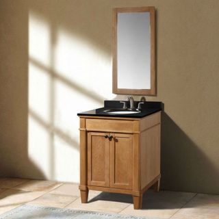 24 inch Single Sink Vanity with Matching Mirror   17142324  