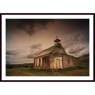 Printfinders A Simple Wooden Church by Kelly Redinger Framed