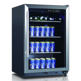 Stainless Steel 4.6 cubic Foot 138 can Beverage Cooler   16099664