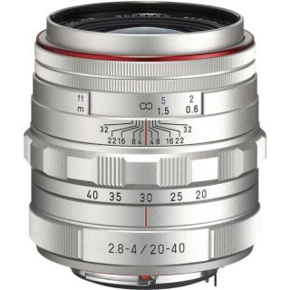 Pentax HD DA 20 40mm f/2.8 4 ED Limited DC WR Silver Lens