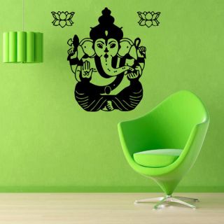 Ganesh Elephant Lord of Success Vinyl Wall Decal