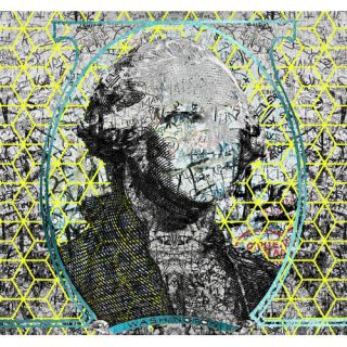 Figurative Cubed George by Jordan Carlyle Graphic Art by Carlyle Fine