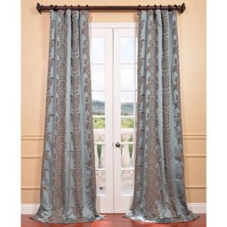 Surrey Aqua Jacquard Faux Silk Curtain  ™ Shopping   Great