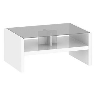 kathy ireland Office by Bush Furniture New York Skyline Coffee Table   Plumeria White   Coffee Tables