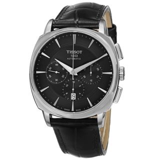 Tissot Mens T059.527.16.051.00 T Lord Black Dial Stainless Steel
