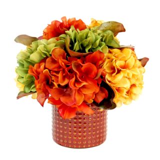 Fall Hydrangea Bouquet with Ceramic Pot   Shopping   The