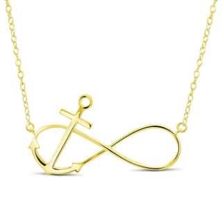Endless Love Infinity Symbol .925 Sterling Silver Necklace (Thailand)