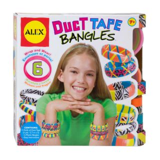Alex Toys Assorted Duct Tape Bangles Kit with Easy Instructions