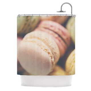 Macaroon Goodness by Laura Evans Pastel Food Shower Curtain by KESS