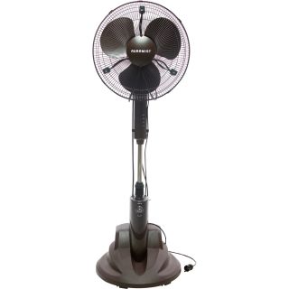 AuraMIST Misting Fan with Hose Connection — 16in., Model# AMMF16R-1