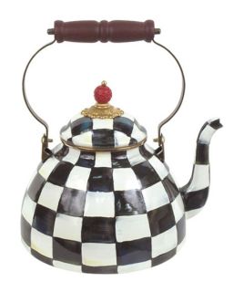 MacKenzie Childs Courtly Check Tea Kettles