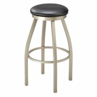 Regal Redlund 30 in. Backless Metal Bar Stool with Upholstered Seat   Bar Stools