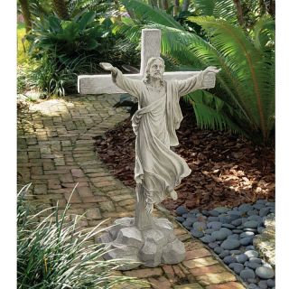 Design Toscano Ascension   Grande Scale Christ Sculpture   Garden Statues