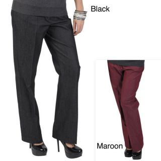 Larry Levine Womens Tailored Stretch Pants  ™ Shopping