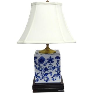 Blue and White Canton Ginger Jar One Light Table Lamp