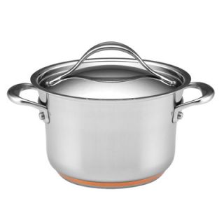 Anolon Nouvelle Stainless 3.5 qt. Soup Pot with Lid