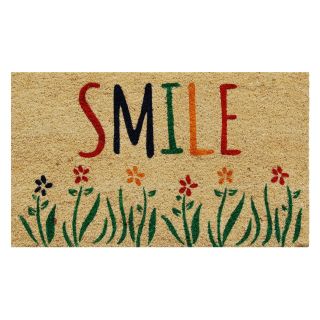 Home & More Smile Outdoor Doormat   Doormats