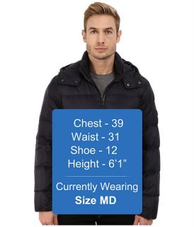 Michael Kors Lightweight Hooded Down Jacket Midnight