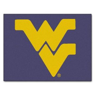 FANMATS West Virginia University 2 ft. 10 in. x 3 ft. 9 in. All Star Rug 2462