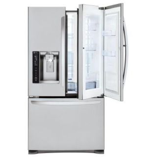 LG Electronics 23.9 cu. ft. French Door Refrigerator in Stainless Steel with Door In Door Design LFXS24566S