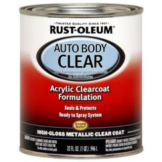 Rust Oleum Automotive 1 qt. Auto Body Metallic Clear Coat Paint (Case of 2) 253521