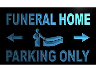 ADV PRO m332 b Funeral Home Parking Only Neon Light Sign